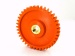 Stirnrad für Rupfmaschine; MCR5-026; links; orange