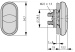 Doppeldrucktaste EATON M22-DDL-GR-X1/X0; rot / grün