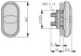 Doppeldrucktaste EATON M22-DDL-S-X7/X7, schwarz; Pfeile