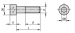 Zylinderschraube DIN 912, M 12 x 35, schwarz