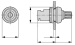 Potentiometer EATON M22-R470K 470000 Ohm 0,5 W